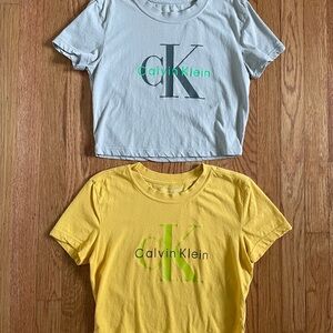 Bundle of 2 Calvin Klein Short Sleeve Women’s Shirts